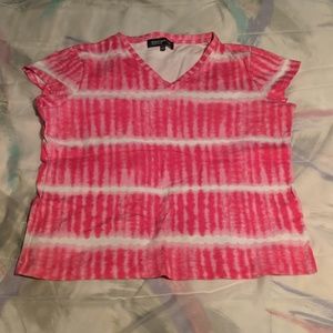 Jones New York Signature Tie-Dye Blouse